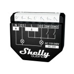 resigilat releu inteligent shelly qubino wave 2pm cu contor de putere, z-wave