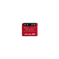 resigilat releu inteligent shelly 1pm mini gen3, 1 canal, 8a