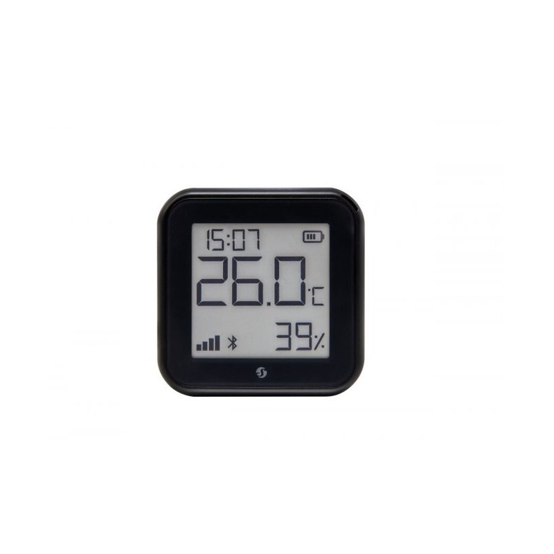 resigilat termostat shelly h&t gen3 matte black, ecran e-ink, wifi, control aplicatie