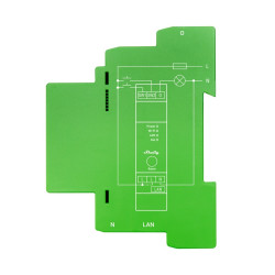 resigilat releu inteligent shelly pro dimmer 1pm, 1 canal, monitorizare consum, functie de dimming