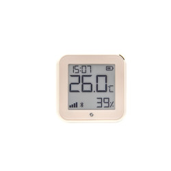 resigilat termostat shelly h&t gen3 matte white, ecran e-ink, wifi, control aplicatie