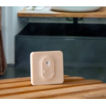 resigilat senzor de umiditate si temperatura shelly blu h&t mocha, pentru exterior, bluetooth