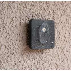 resigilat senzor de umiditate si temperatura shelly blu h&t black, pentru exterior, bluetooth