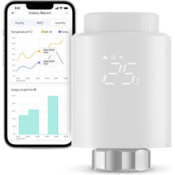 resigilat valva termostatica pentru calorifer sonoff trvzb, zigbee 3.0