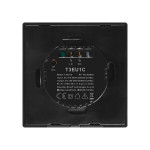 resigilat intrerupator inteligent cu touch sonoff t3 eu tx, wireless + rf 433, 1 canal, compatibil ios/android, amazon alexa/goo
