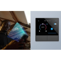 resigilat intrerupator smart cu touch si functie termostat sonoff ns panel