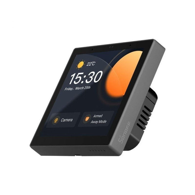 resigilat intrerupator smart cu touch si functie termostat sonoff ns panel - pro