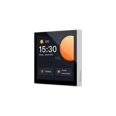 resigilat intrerupator smart cu touch si functie termostat sonoff ns panel - pro - alb