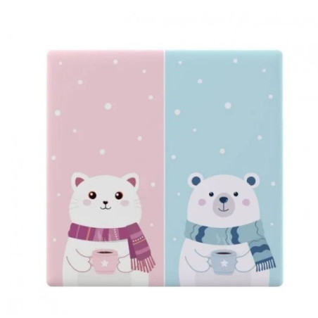 resigilat panou frontal cu design sonoff cartoon pentru comutatorul tx ultimate t5-2c-86