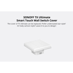 resigilat panou frontal cu design sonoff star pentru comutatorul tx ultimate t5-4c-86-star