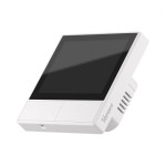 resigilat intrerupator smart cu touch si functie termostat sonoff ns panel - alb