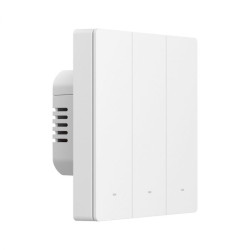 resigilat intrerupator inteligent sonoff m5-3c-86w, 3 canale, 10a, protocol matter, alb