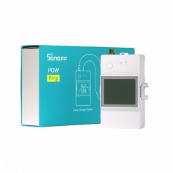 resigilat contor de energie sonoff powct, cu transformator de 50a inclus, wi-fi