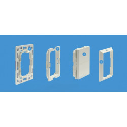 resigilat comutator de perete shelly blu wall switch 4 + rama pentru cadre legrand/shelly