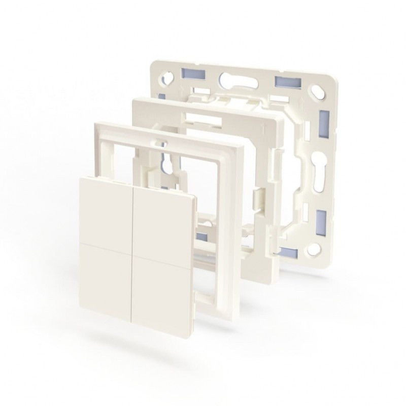 resigilat comutator de perete shelly blu wall switch 4 + rama gira/merten