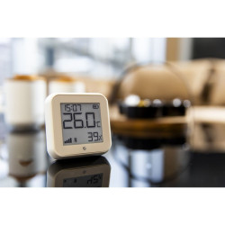 resigilat termostat shelly h&t gen3 mocha, ecran e-ink, wifi, control aplicatie