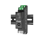 resigilat releu inteligent shelly qubino wave pro 2pm, 16a, 2 canale, monitorizarea consumului, z-wave