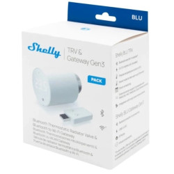 resigilat valva termostatica pentru calorifer shelly blu trv, cu hub bluetooth inclus in pachet