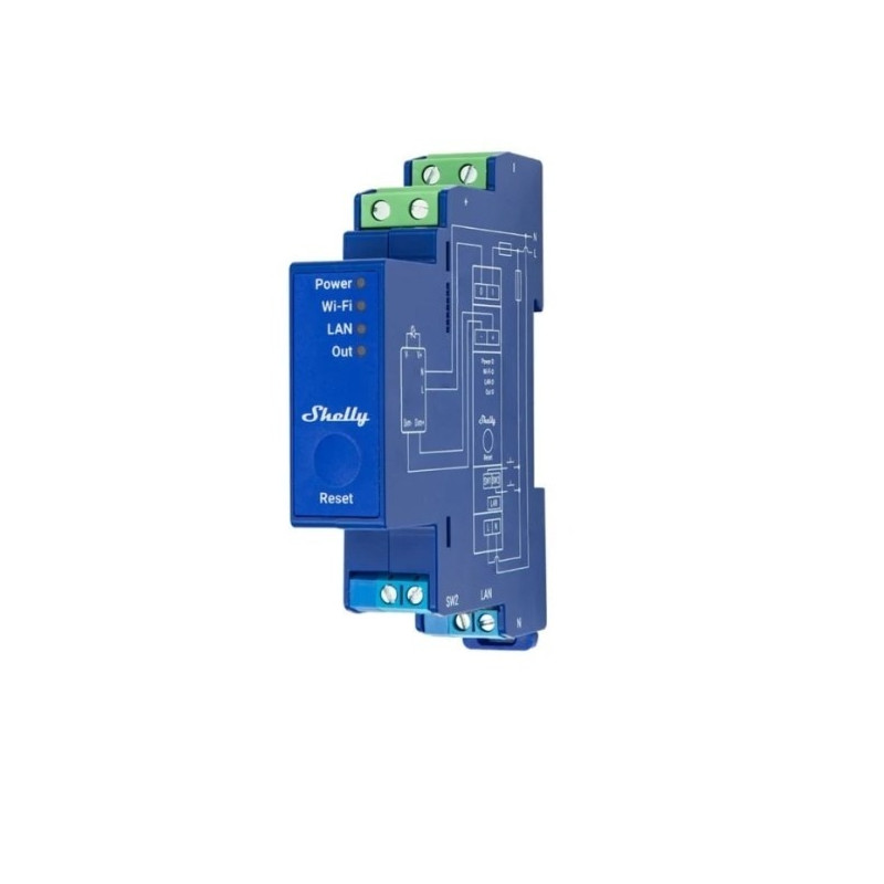 resigilat releu inteligent shelly pro dimmer 0-10v pm, wifi, bluetooth resigilat releu inteligent shelly pro dimmer 0-10v pm, wifi, bluetooth