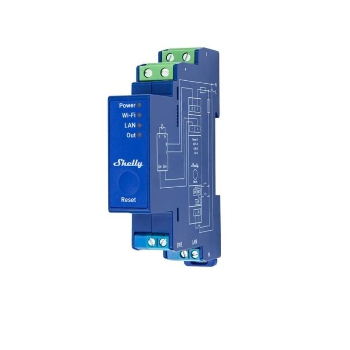 resigilat releu inteligent shelly pro dimmer 0-10v pm, wifi, bluetooth