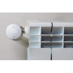 resigilat pachet de 3 valve termostatice pentru calorifer shelly blu trv, cu hub bluetooth inclus in pachet