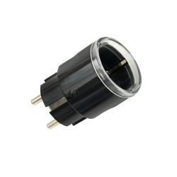 resigilat priza inteligenta shelly plug s gen3, wifi, matter, bluetooth cu monitorizare consum, neagra