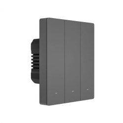 resigilat intrerupator smart wifi sonoff m5-3c-80, 2.4 ghz, bluetooth, mecanic, 3 canale