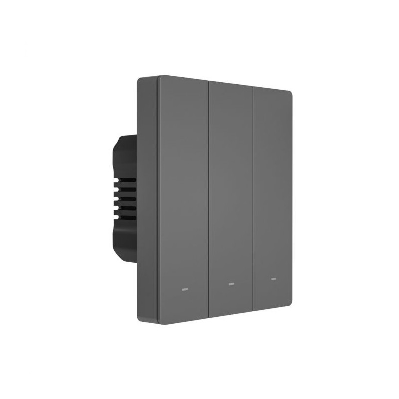 resigilat intrerupator smart wifi sonoff m5-3c-80, 2.4 ghz, bluetooth, mecanic, 3 canale