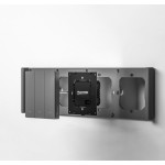 resigilat cadru triplu de montare sonoff m5-80 pentru instalarea intrerupatoarelor de perete, negru