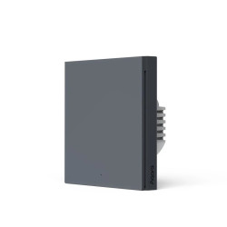 resigilat intrerupator inteligent aqara h1, necesita nul, un canal, zigbee, gri, (ws-euk03-g)