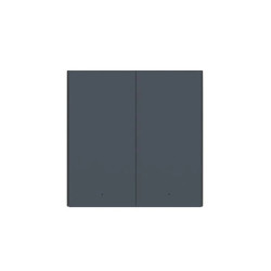 resigilat intrerupator inteligent aqara h1, necesita nul, 2 canale, zigbee, gri (ws-euk04-g)