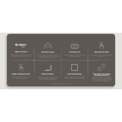 resigilat telecomanda aqara wireless remote switch h1 double rocker (wrs-r02-g), gri