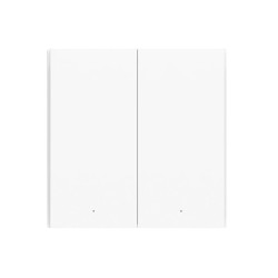 resigilat telecomanda aqara wireless remote switch h1 double rocker (wrs-r02), alb