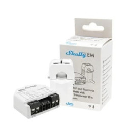 resigilat shelly em gen3 contor de energie monofazat cu 2 canale + clamp (1x transformator 50a)