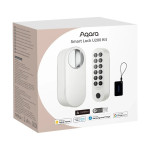 resigilat incuietoare / yala inteligenta aqara u200 kit, alba, apple homekit, matter