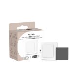 resigilat intrerupator aqara light switch h2 eu (2 butoane, 1 canal) (ws-k07d) - zigbee si thread, cu releu