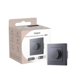 resigilat dimmer inteligent aqara light switch h2 eu gri (kd-r01d-g) , zigbee si thread
