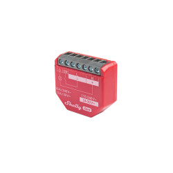 resigilat releu inteligent shelly 1pm gen4, 1 canal, 16a, monitorizare consum, multiprotocol (wifi, bluetooth, matter, zigbee) ,