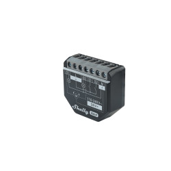 resigilat releu inteligent shelly 2pm gen4, 2 canale, 2x10a, monitorizare consum, multiprotocol (wifi, bluetooth, matter, zigbee