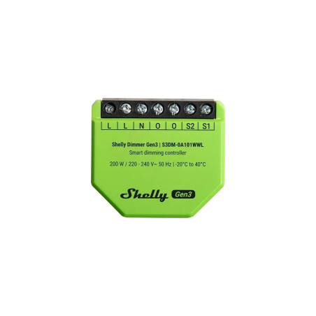 resigilat dimmer inteligent shelly dimmer 3