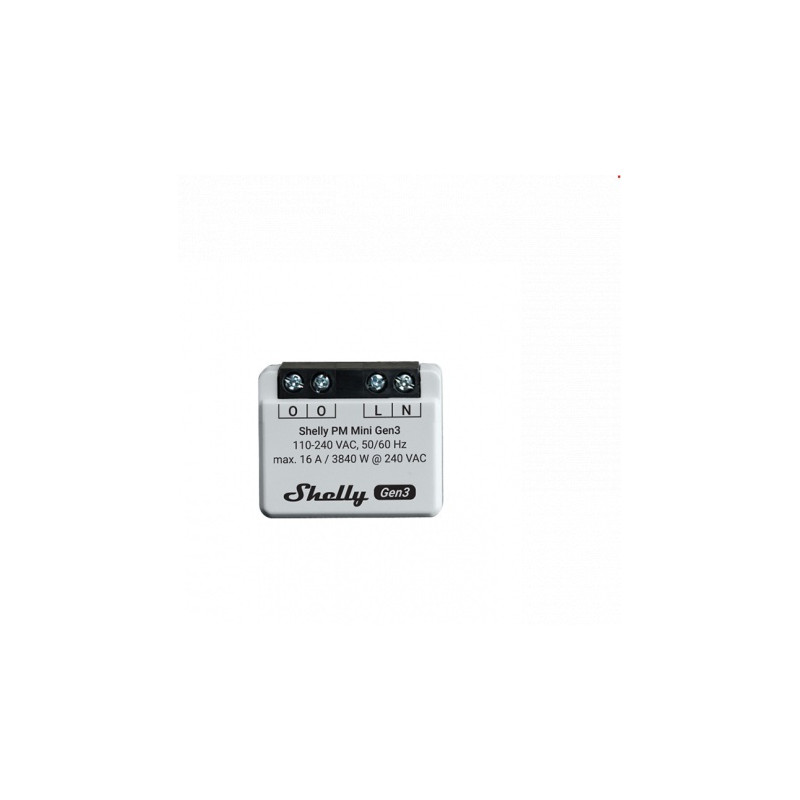 resigilat contor de energie shelly pm mini gen3, 16a