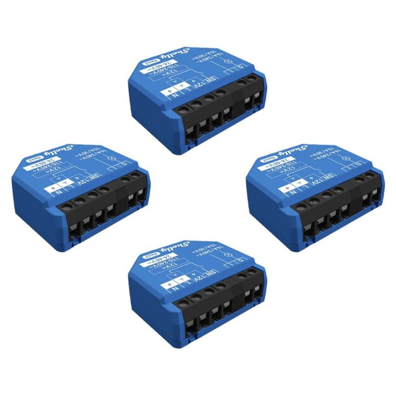 resigilat pachet de 4 relee shelly 1 gen3