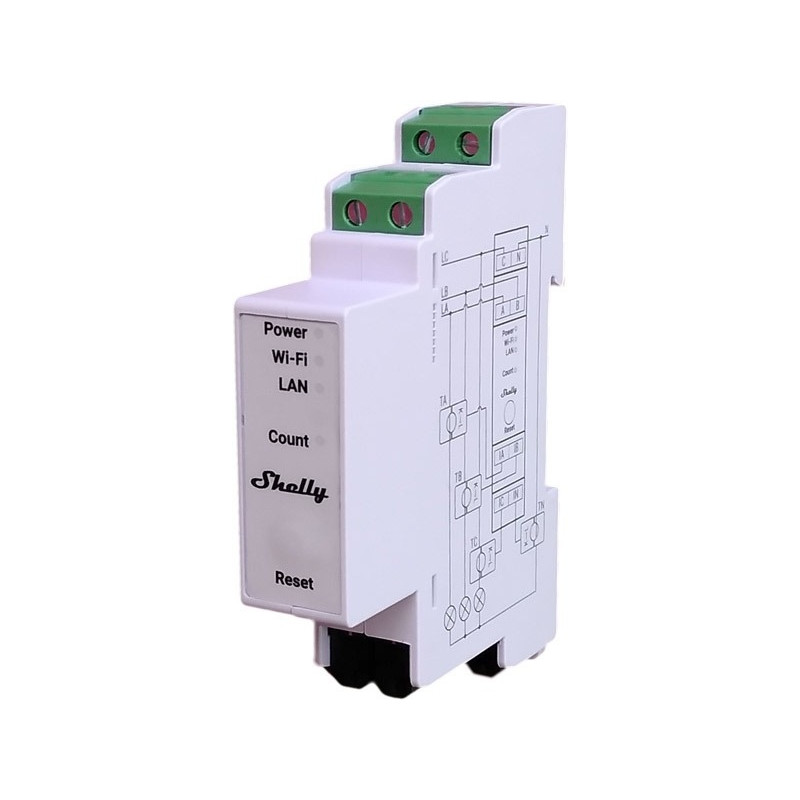 resigilat contor de energie shelly pro 3em 3ct 63