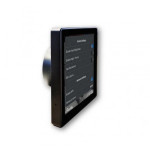 resigilat intrerupator smart cu touchscreen shelly wall display, wi-fi, negru bluethooth + h&t black