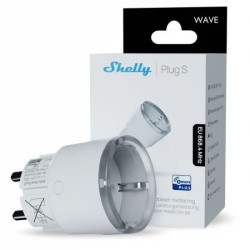 resigilat priza inteligenta shelly wave plug s cu monitorizare consum, wifi, control aplicatie, compatibil amazon alexa, google 