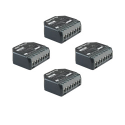 resigilat packet 4 relee inteligente shelly 2pm gen4, 2 canale, 2x10a, monitorizare consum, multiprotocol (wifi, bluetooth, matt