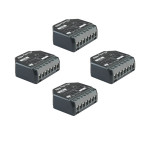resigilat packet 4 relee inteligente shelly 2pm gen4, 2 canale, 2x10a, monitorizare consum, multiprotocol (wifi, bluetooth, matt