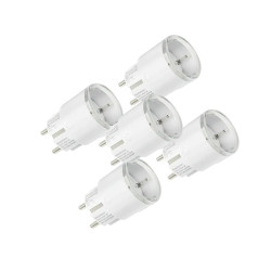 resigilat pachet de 5 prize inteligente shelly plug s gen3 white - wifi, matter, monitorizare consum