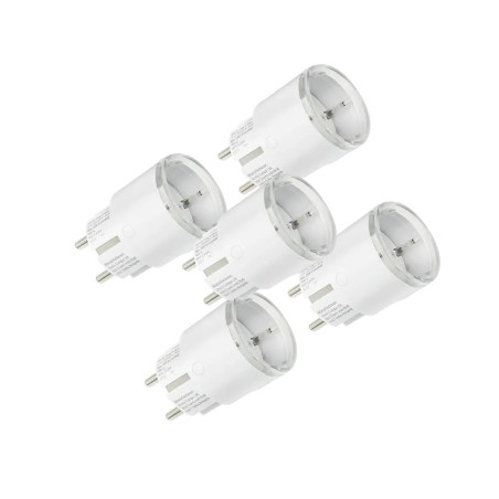 resigilat pachet de 5 prize inteligente shelly plug s gen3 white - wifi, matter, monitorizare consum