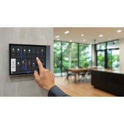 resigilat shelly wall display xl negru - panou tactil smart 10.1" pentru control central al casei
